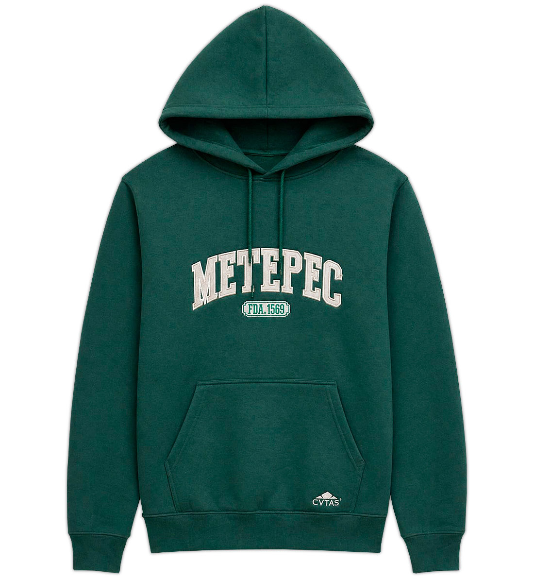 Sudadera Verde Manga Metepec