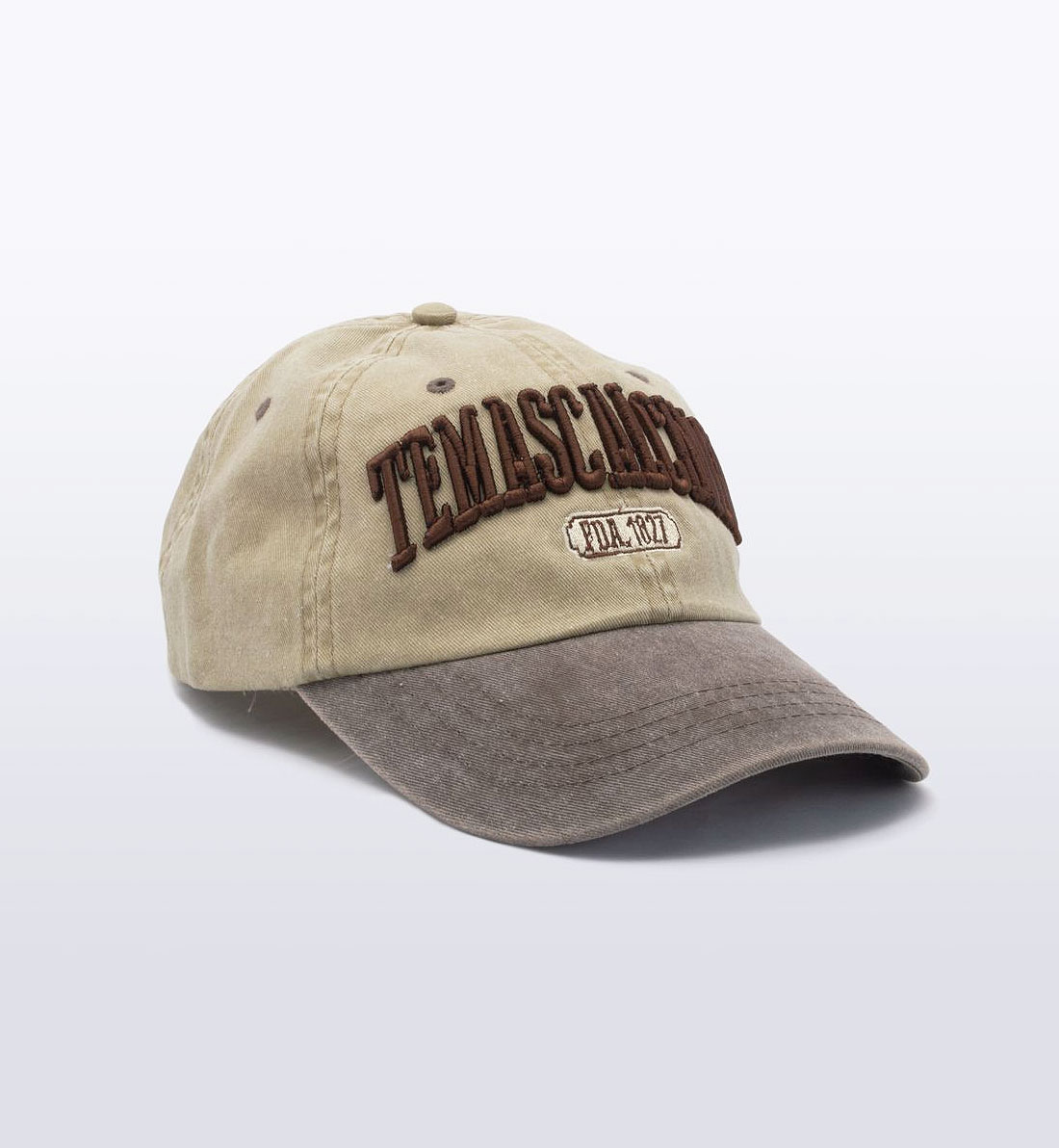 Gorra Temascalcingo Caqui con Café